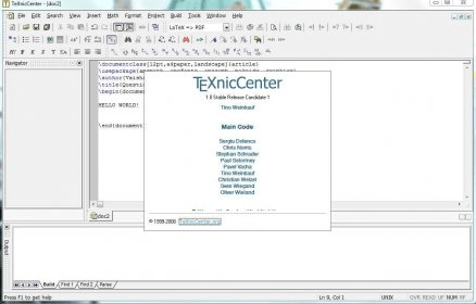 Download Texniccenter For Mac